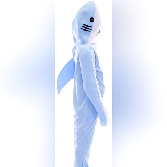 SHARK BLUE AND WHITE KIDS COSTUME SIZE 3-4 🌟NWOT🌟 - Picture 15 of 16